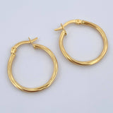 Candongas Lui 1.85gr / 2.7cm / Oro 18K &