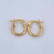 Hoop Earrings Lui 1.1gr / 0.6in / 18K Gold &