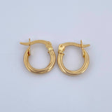 Candongas Lui 1.05gr / 1.5cm / Oro 18K &