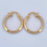 Hoop Earrings Clau 2.3gr / 2.5cm / 18K Gold &