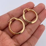 Hoop Earrings Clau 2.3gr / 2.5cm / 18K Gold &
