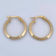 Clau Hoop Earrings 1.9gr / 3/4in / 18K Gold