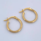 Hoop Earrings Sofi 1.55gr / 2cm / 18K Gold &