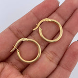 Hoop Earrings Sofi 1.55gr / 2cm / 18K Gold &