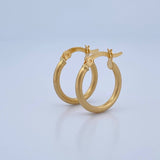 Hoop Earrings Sofi 1.55gr / 2cm / 18K Gold &