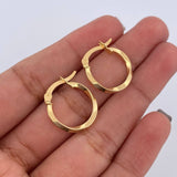 Candongas Kari 1.2gr / 1.8cm / Oro 18K &