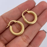 Candongas Tefi 2.15gr / 1.2cm / Oro 18K &
