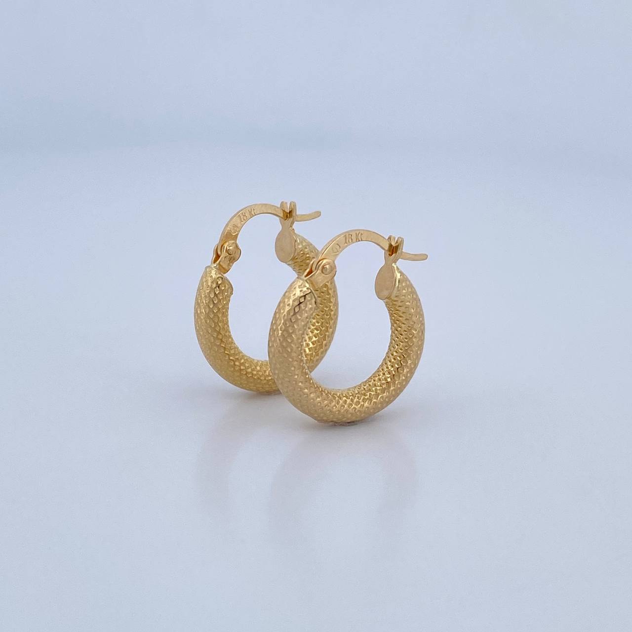 Candongas Tefi 2.15gr / 1.2cm / Oro 18K &