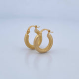 Candongas Tefi 2.15gr / 1.2cm / Oro 18K &