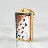 Dije Placa Cartas 8gr / 4cm / Oro 18K ©