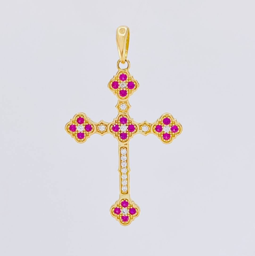 Dije Cruz Florenciana 5.7g / 2 in Oro Amarillo 18K