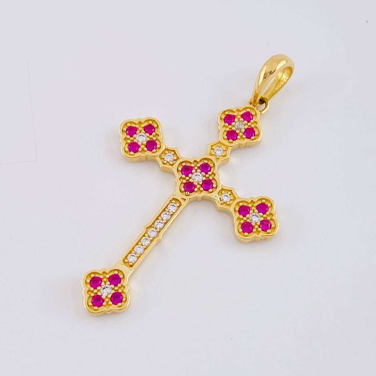 Dije Cruz Florenciana 5.7g / 2 in Oro Amarillo 18K