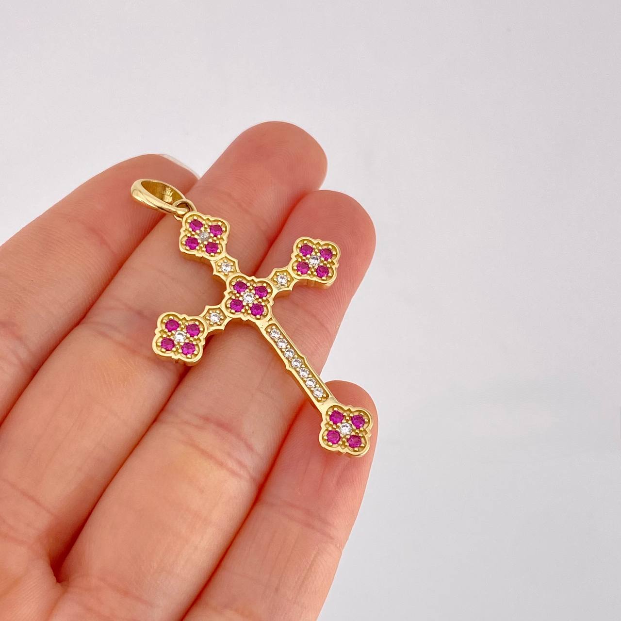 Dije Cruz Florenciana 5.7g / 2 in Oro Amarillo 18K