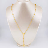 Rosario Virgen Milagrosa 10g / 24 in / 4mm Oro Amarillo 18K