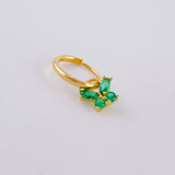 Piercing Aro Dije Mariposa 0.3g / 1/2 in Oro Amarillo 18K