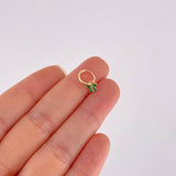 Piercing Aro Dije Mariposa 0.3g / 1/2 in Oro Amarillo 18K