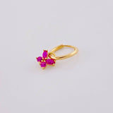 Piercing Aro Dije Mariposa 0.3g / 1/2 in Oro Amarillo 18K