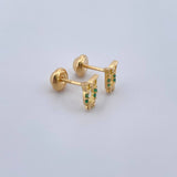 Stud Earrings 1.05gr / 18K Gold &