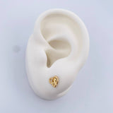 Stud Earrings Helice 0.8gr / 18K Gold &