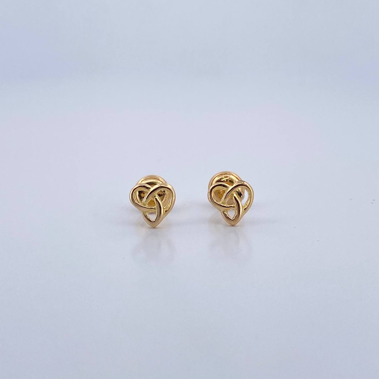Stud Earrings Helice 0.8gr / 18K Gold &