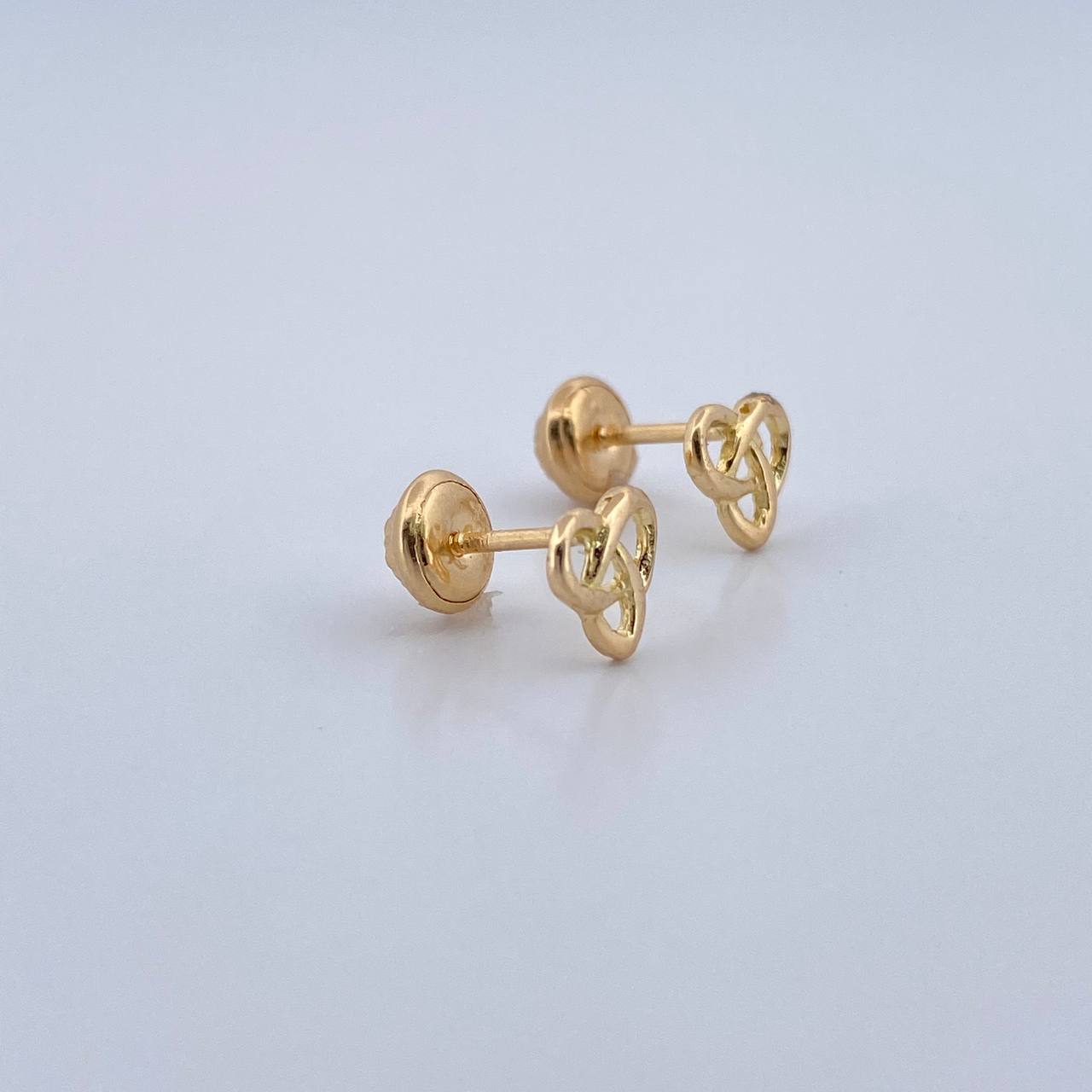 Stud Earrings Helice 0.8gr / 18K Gold &