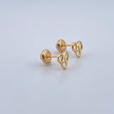 Stud Earrings Helice 0.8gr / 18K Gold &