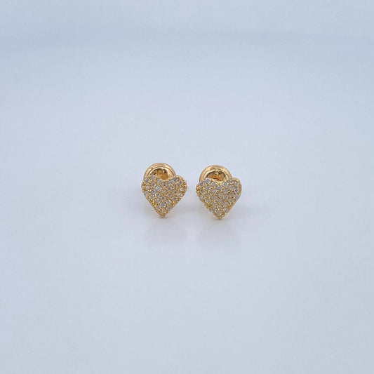 Stud Earrings 1.1gr / 18K Gold &