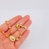 Rosario Virgen Milagrosa 13.5gr / 27 1/2 in / Oro Amarillo 18K