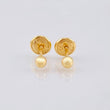 Topos Bola Lisa 0.4 g / in / 3 mm Oro Amarillo 18K