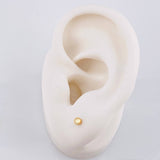Topos Bola Lisa 0.35g / in / 3mm Oro Amarillo 18K