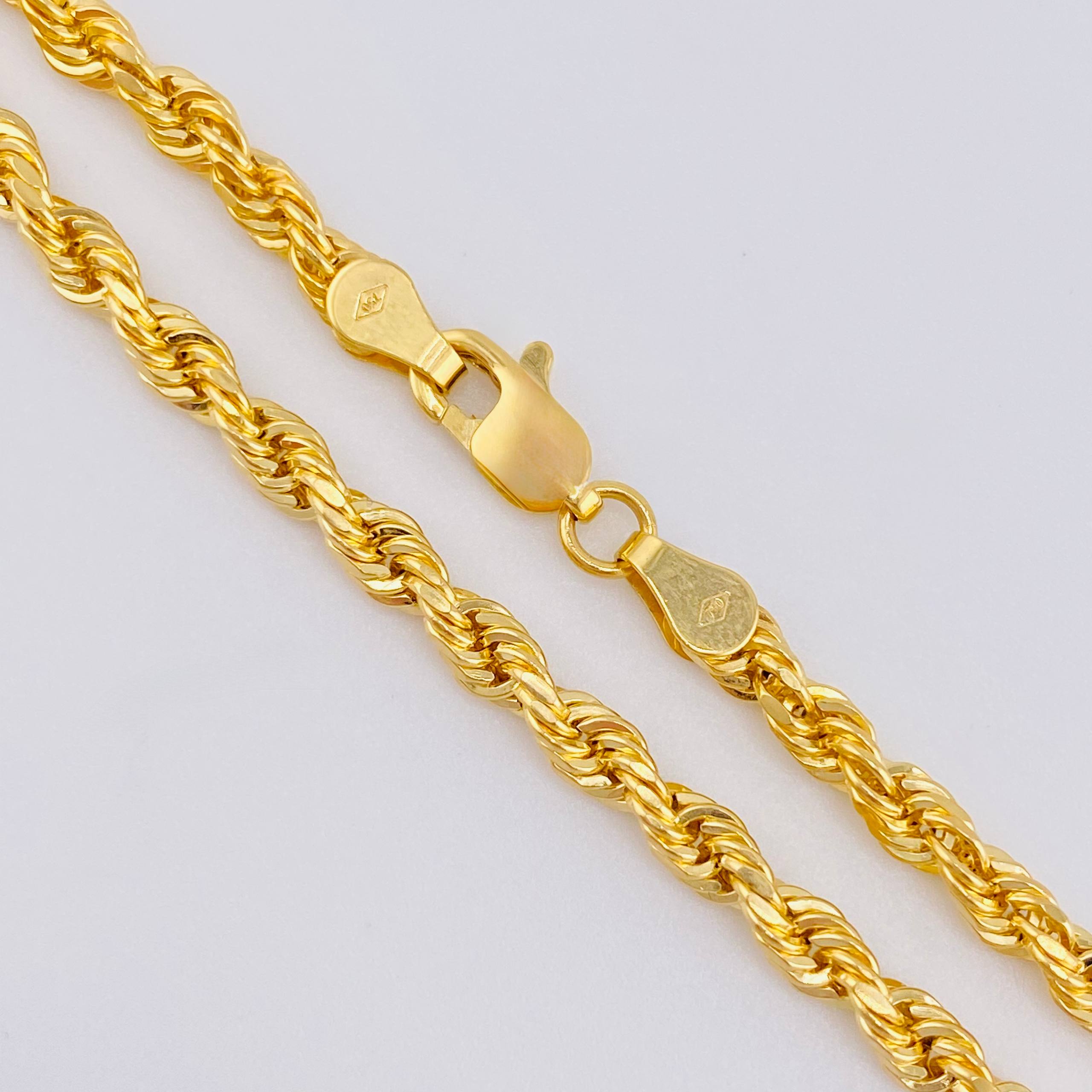 Pulso Lazo 3.35gr / 7 1/2 in / 3.3mm Oro Amarillo +3 18K ©