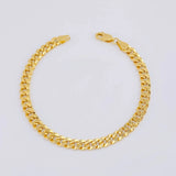 Pulso Cubano 5.35 g / 8 in / 5.15 mm Oro Amarillo 18K