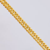 Cadena Cubana Reticulada 13.7gr / 23 1/2 in / Oro Amarillo +3 18K ©