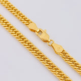 Cadena Cubana Reticulada 13.75gr / 23 1/2 in / 4mm Oro Amarillo +3 18K *