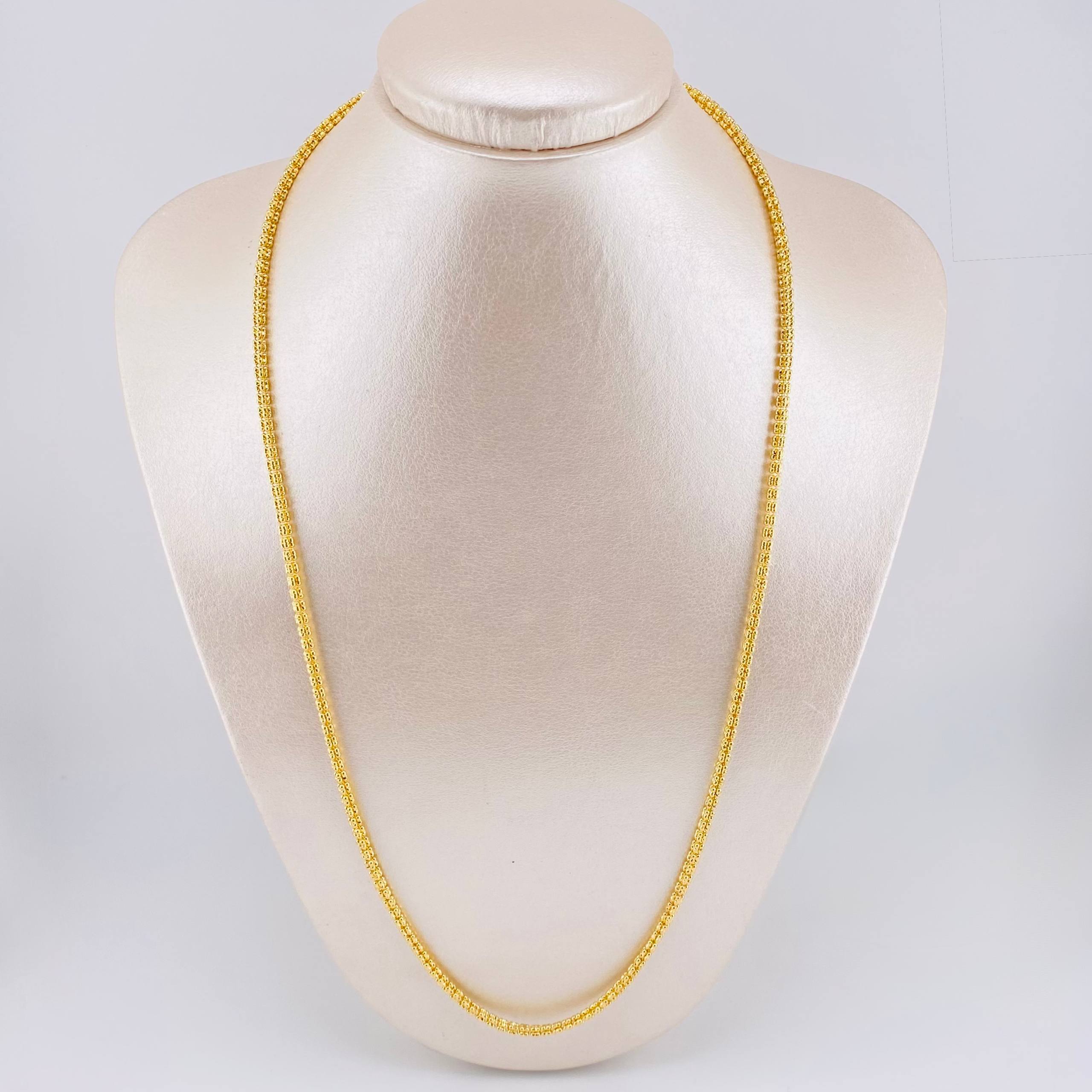 Cadena Ice 19.35gr / 23 1/2 in / 2.6mm Oro Amarillo +4 18K ©