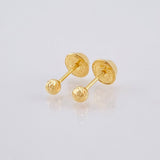 Topos Bola Diamantado 0.4gr / 3mm Oro Amarillo 18K
