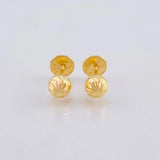 Topos Bola Diamantada 0.7 g / in / 5 mm Oro Amarillo 18K