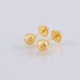 Topos Bola Diamantada 0.65 g / in / 5 mm Oro Amarillo 18K