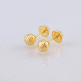 Topos Bola Diamantada 0.7 g / in / 5 mm Oro Amarillo 18K