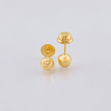 Topos Bola Diamantada 0.65 g / in / 5 mm Oro Amarillo 18K