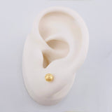 Topos Bola Diamantada 0.65 g / in / 5 mm Oro Amarillo 18K