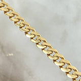 Cuban Links 34.8gr / 60cm / 6mm Lobster Claw Box White Zirconia Yellow Gold 18K ©