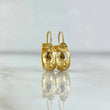 Hoop Earrings Ash Lunas 0.75gr / 1.6cm / Polished 18K Yellow Gold ©