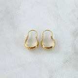 Candongas Ash 1gr / 1.8cm / Lisas Oro Amarillo 18K ©