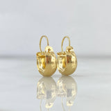 Candongas Ash 1gr / 1.8cm / Lisas Oro Amarillo 18K ©