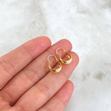 Candongas Ash 1gr / 1.8cm / Lisas Oro Amarillo 18K ©