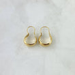 Hoop Earrings Ash 0.75gr / 1.6cm / Polished 18K Yellow Gold ©