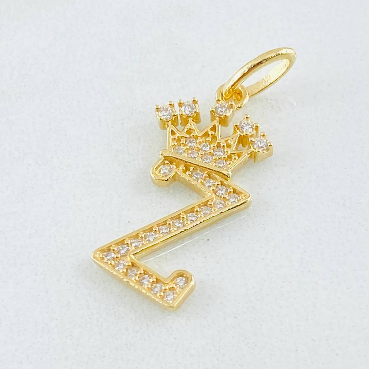 Dije Corona Letra Z 1.45g / 1 in Oro Amarillo 18K