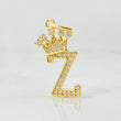 Dije Corona Letra Z 1.5g / 1 in Oro Amarillo 18K