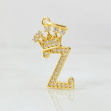 Dije Corona Letra Z 1.5g / 1 in Oro Amarillo 18K